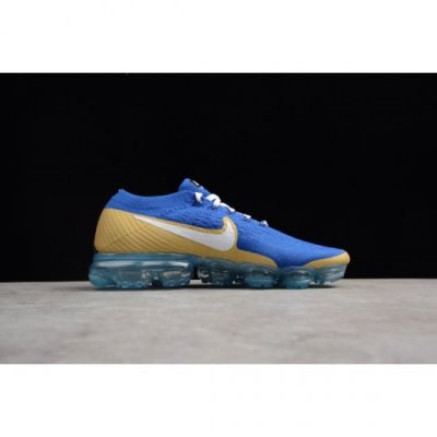 Nike Erkek Nikelab Air Vapormax Flyknit Sapphire Mavi / Altın Koşu Ayakkabısı Türkiye - XK2NTW8Q